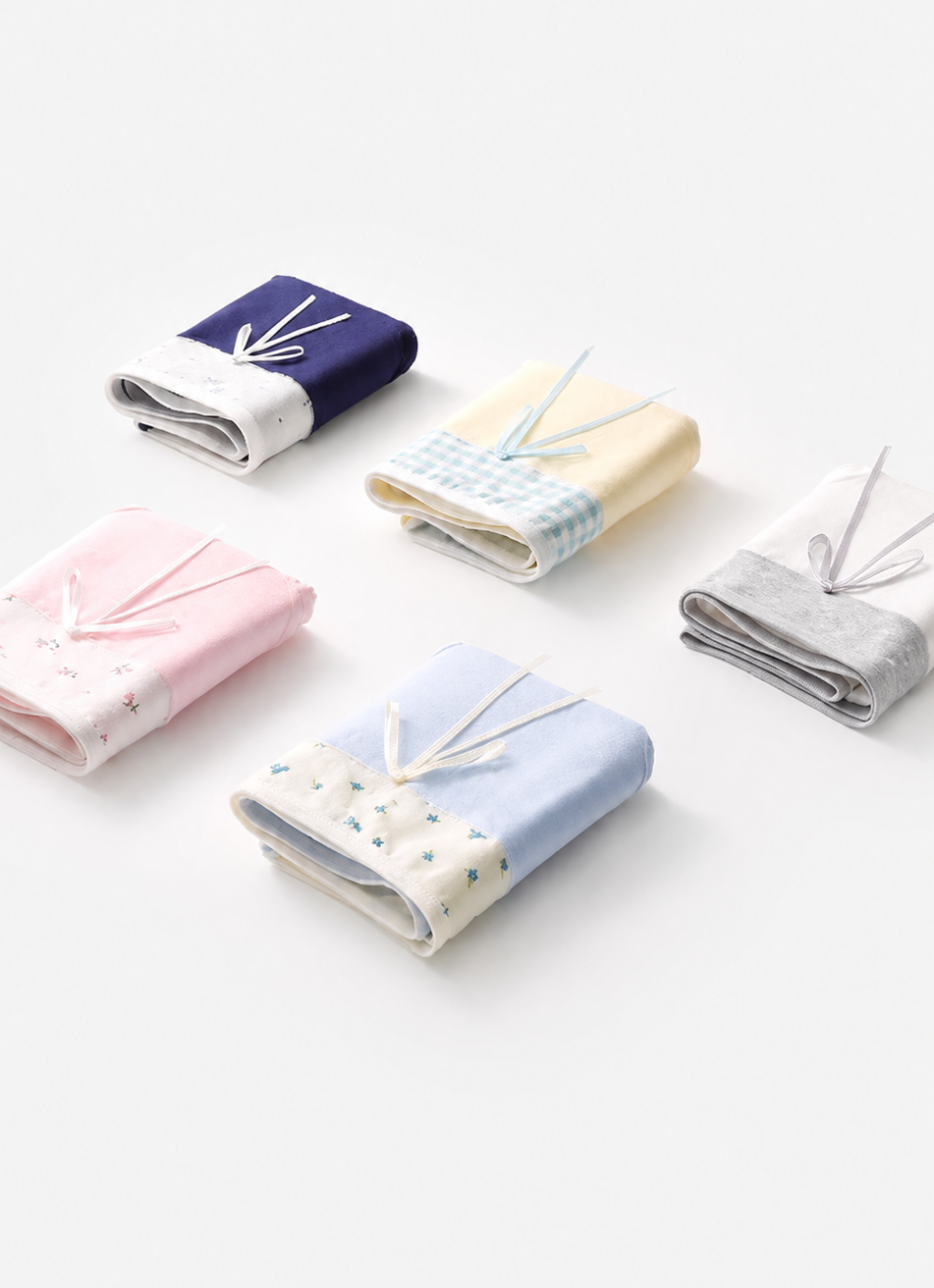 Soft Xinjiang Cotton Women's Panties - High-Waist A-Class Cotton with Antibacterial Gusset