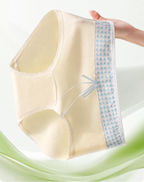 Soft Xinjiang Cotton Women's Panties - High-Waist A-Class Cotton with Antibacterial Gusset