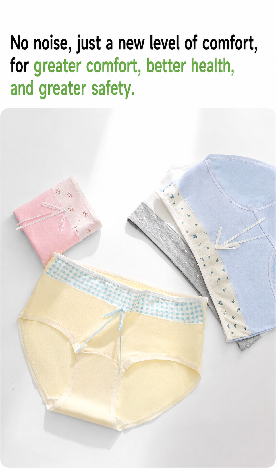 Soft Xinjiang Cotton Women's Panties - High-Waist A-Class Cotton with Antibacterial Gusset