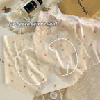 Cloud Ice Silk Strawberry Panties