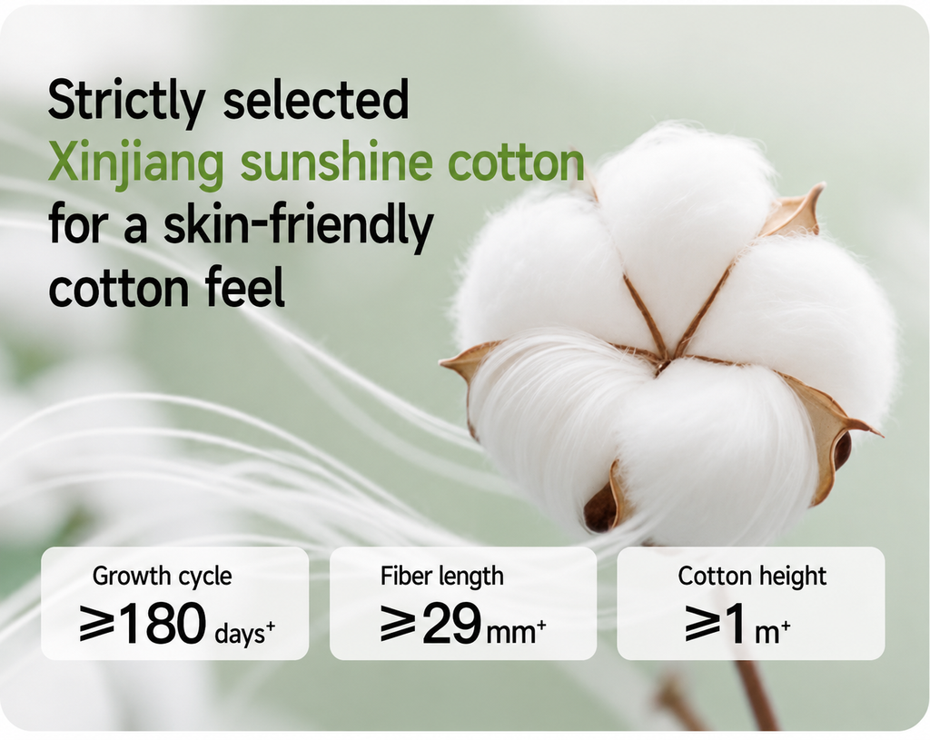 Soft Xinjiang Cotton Women's Panties - High-Waist A-Class Cotton with Antibacterial Gusset