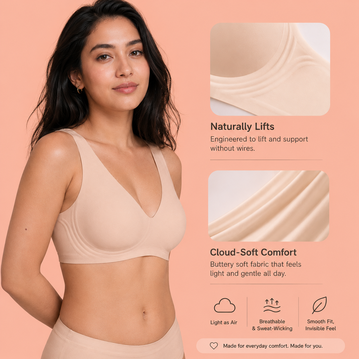 Cloud Jelly Seamless Bra